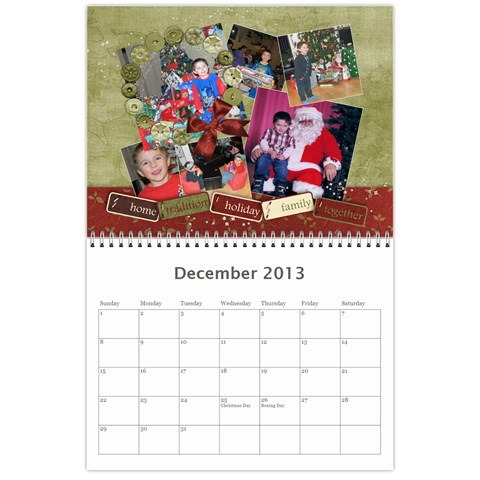 Aden 2013 Calendar By Steph Dec 2013