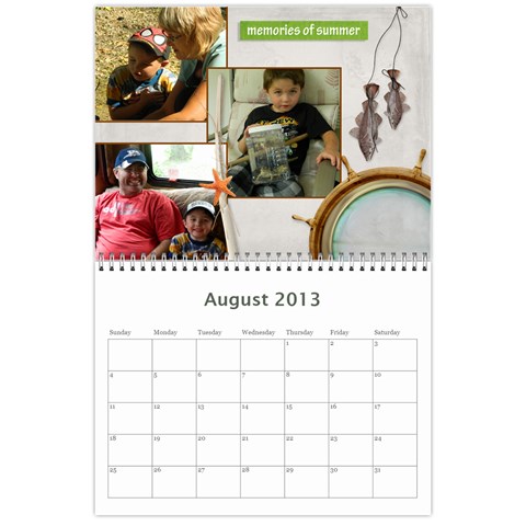 Aden 2013 Calendar By Steph Aug 2013