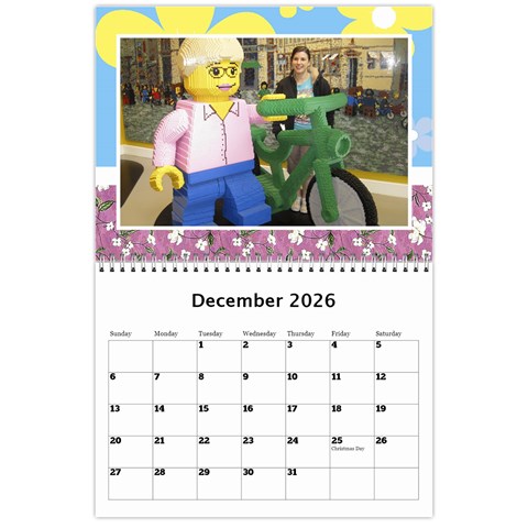 Happy Days Wall Calendar By Deborah Dec 2026