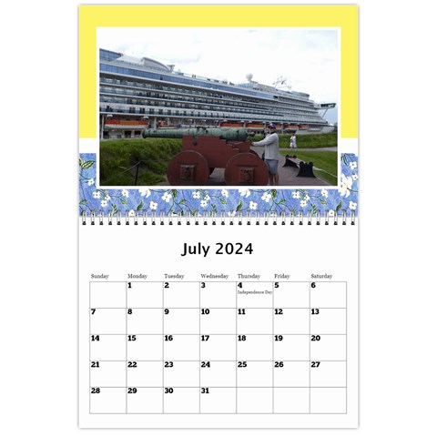 Happy Days Wall Calendar By Deborah Jul 2024