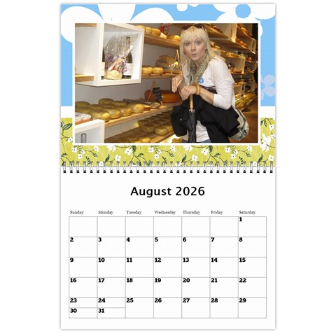 Happy Days Wall Calendar By Deborah Aug 2026