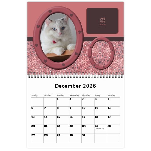 My Family Memories Wall Calendar By Deborah Dec 2024