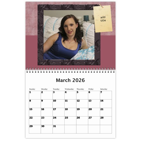 My Family Memories Wall Calendar By Deborah Mar 2024