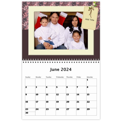 My Family Memories Wall Calendar By Deborah Jun 2024