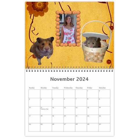 2024 Animal Calendar 2 By Kim Blair Nov 2024