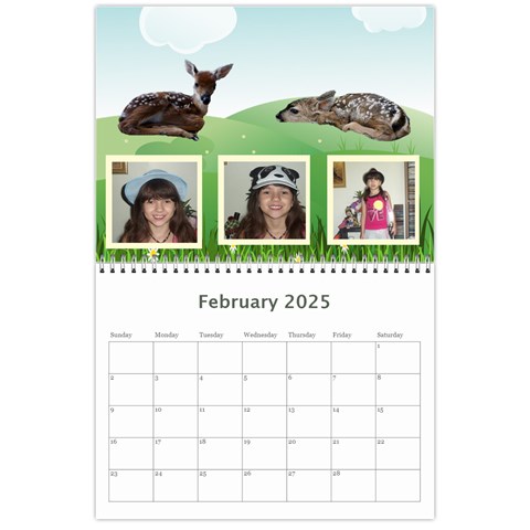 2025 Animal Calendar 2 By Kim Blair Feb 2025
