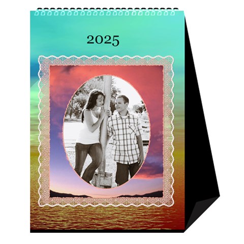 Sunset Desktop Calendar 6 x8 5  By Lil Cover