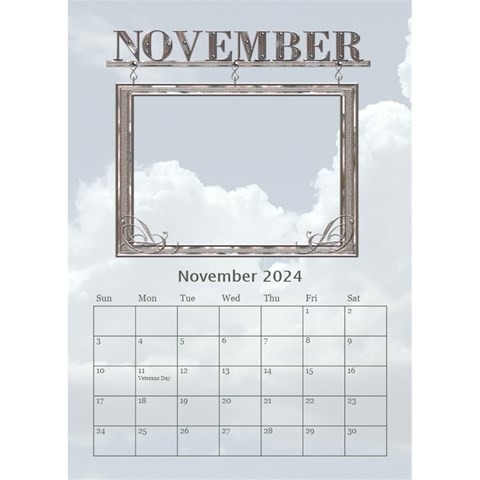 Sunset Desktop Calendar 6 x8 5  By Lil Nov 2024