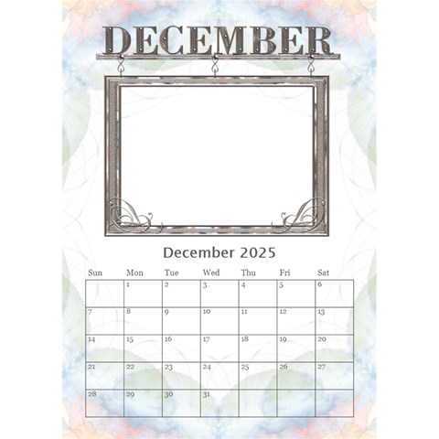 Pretty Desktop Calendar 6 x8 5  By Lil Dec 2025