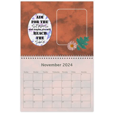 Inspiration Wall Calendar (12 Mth) By Lil Nov 2024