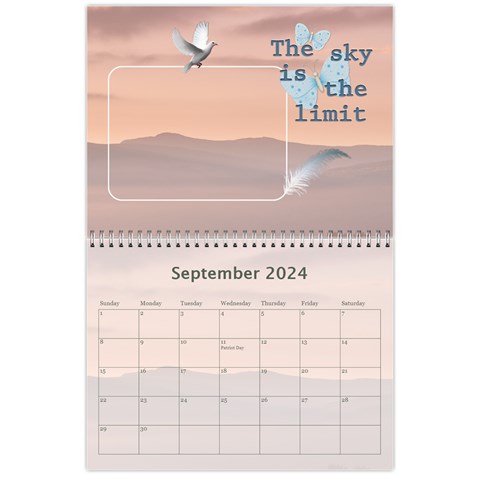 Inspiration Wall Calendar (12 Mth) By Lil Sep 2024