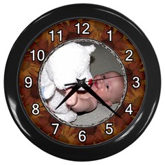 Autumn Wall Clock - Wall Clock (Black)