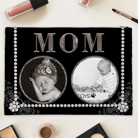 Mom Xxl Cosmetic Bag By Lil Back