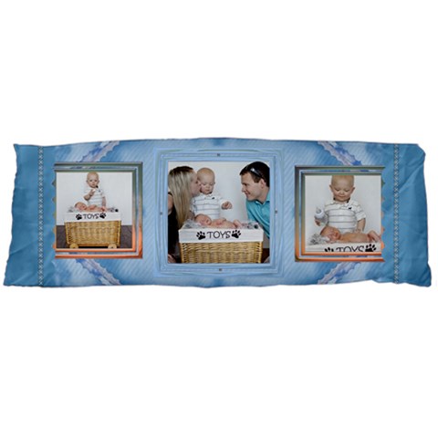 Pretty Blue Body Pillow Case By Lil Body Pillow Case