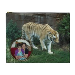 Tiger Cosmetic Bag 2 sides (XL) - Cosmetic Bag (XL)