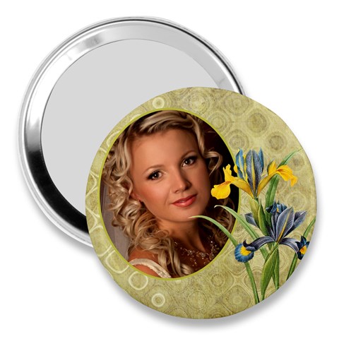 Iris 3  Handbag Mirror By Deborah Front