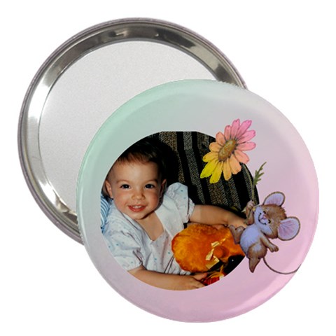 Mummy Girl 3  Handbag Mirror By Deborah Front