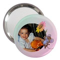 mummy girl 3  Handbag Mirror