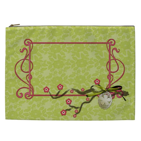 Chinese Blossoms Cosmetic Bag By Shelly Front