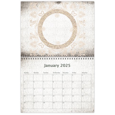 Art Nouveau Antique Lace 2024 Calendar By Catvinnat Jan 2024