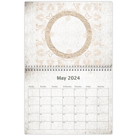 Art Nouveau Antique Lace 2024 Calendar By Catvinnat May 2024