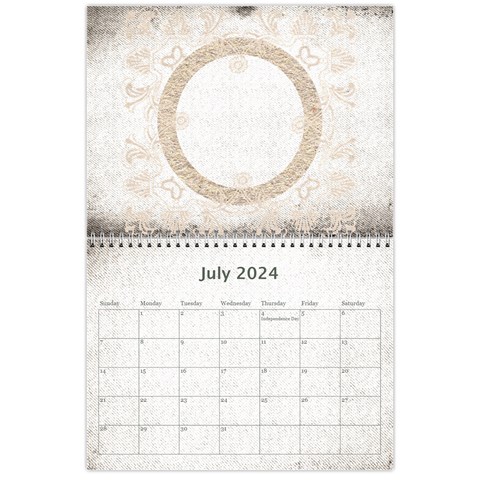 Art Nouveau Antique Lace 2024 Calendar By Catvinnat Jul 2024