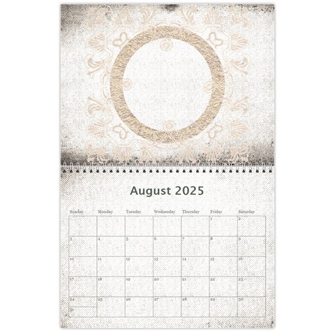 Art Nouveau Antique Lace 2024 Calendar By Catvinnat Aug 2024