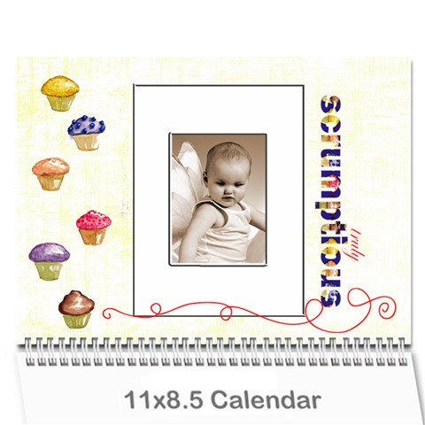 Cupcake Lemon Frosting 2025 Calendar By Catvinnat Cover