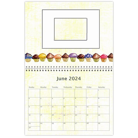 Cupcake Lemon Frosting 2024 Calendar By Catvinnat Jun 2024