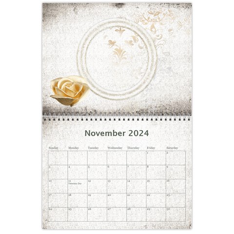 Je taime I Love You 2024 Calendar By Catvinnat Nov 2024