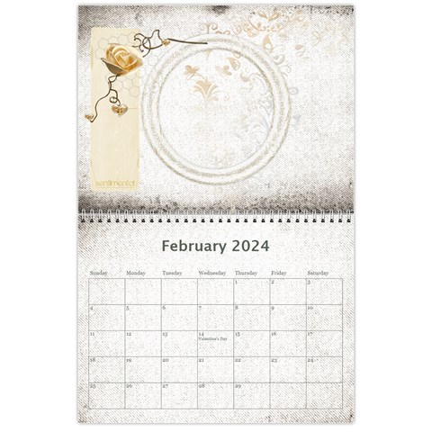 Je taime I Love You 2024 Calendar By Catvinnat Feb 2024