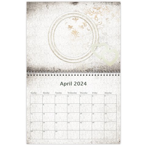 Je taime I Love You 2024 Calendar By Catvinnat Apr 2024