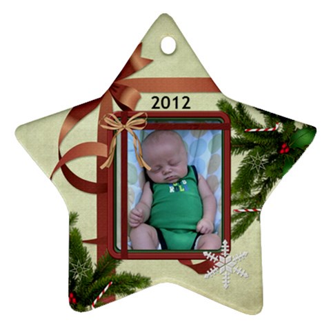 2012 Christmas Ornament (2 Sides) By Lil Front