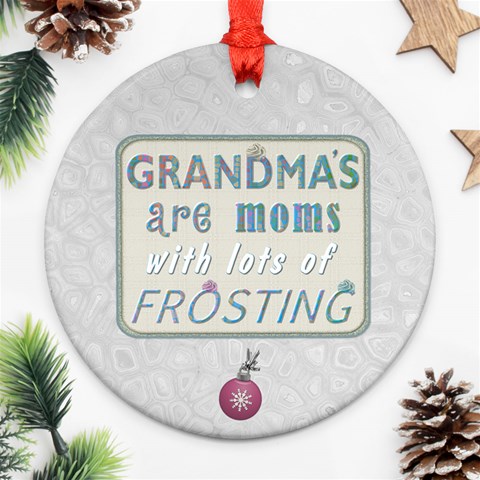Grandmother 2024 Christmas Ornament By Lil Back