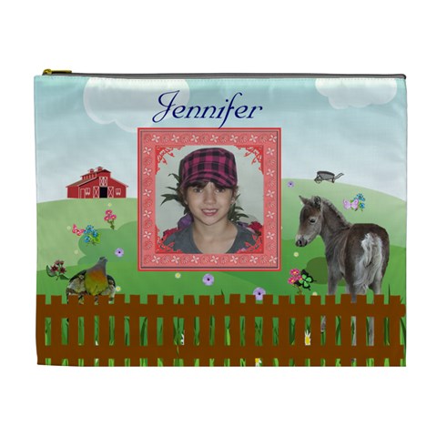 Farmyard 2 Cosmetic Bag (xl) By Kim Blair Front