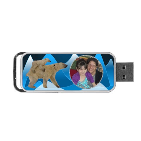 Polar Bear Usb Flash (2 Sides) By Kim Blair Front