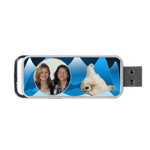 Polar Bear Usb Flash (2 Sides) By Kim Blair Back