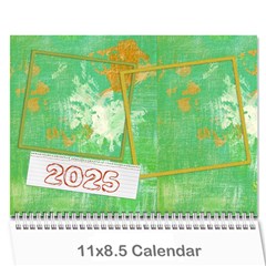 calendar 2025 - Wall Calendar 11  x 8.5  (12-Months)