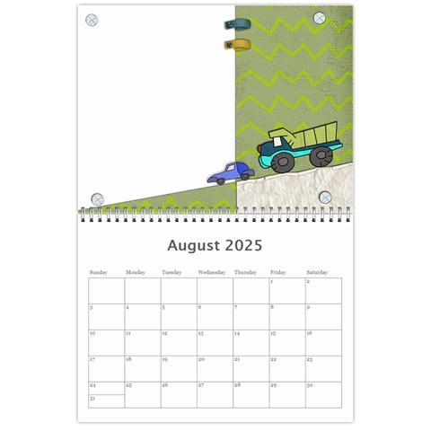 Calendar 2025 By Zornitza Aug 2025