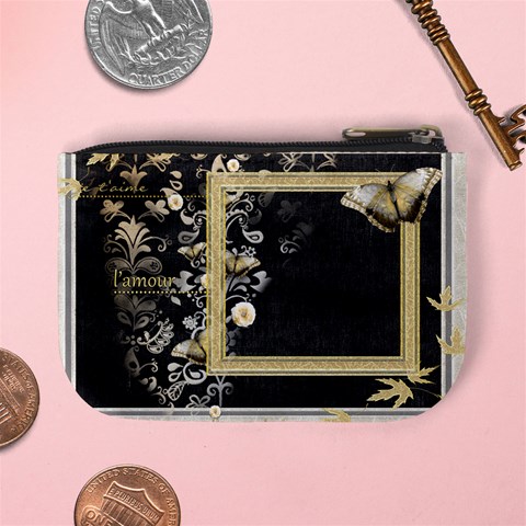 Butterfly 2 Mini Coin Purse By Catvinnat Back