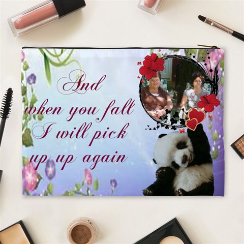 For My Best Friend Cosmetic Bag By Missy Back