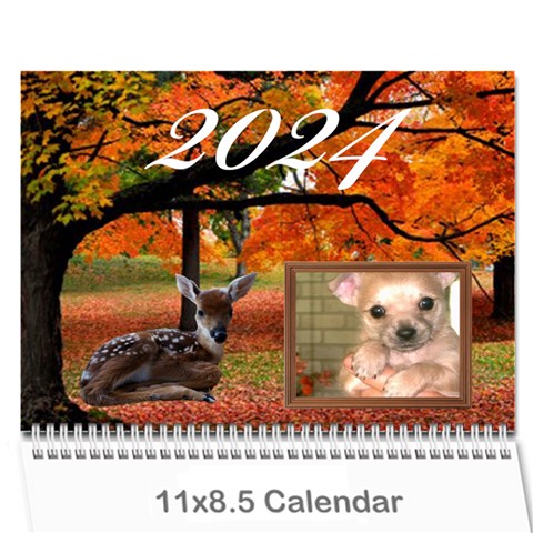 Animal Calendar 2024 By Kim Blair Cover