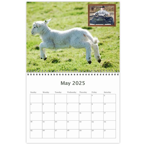 Animal Calendar 2025 By Kim Blair May 2025