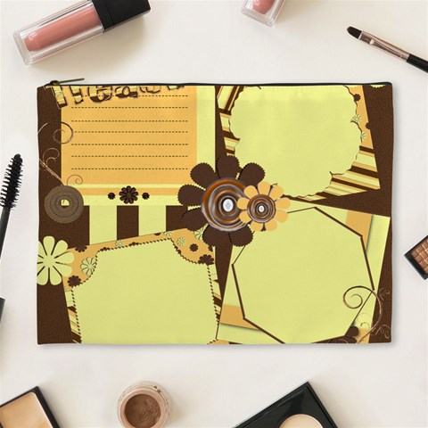 Choco Lovey Cosmetic Case2 By Kim Pearson Front