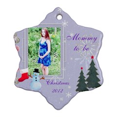 Katie Mommy to be - Ornament (Snowflake)
