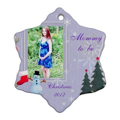 Katie Mommy to be - Ornament (Snowflake)