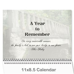 family calendar - Wall Calendar 11  x 8.5  (12-Months)