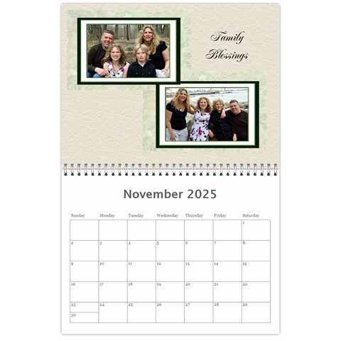 Family Calendar By Patricia W Nov 2025