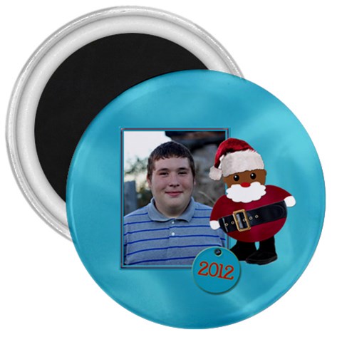 Santa Magnet By Patricia W Front