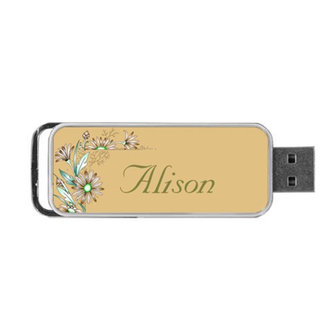 Floral Usb Flash  2(2 Sided) By Deborah Back